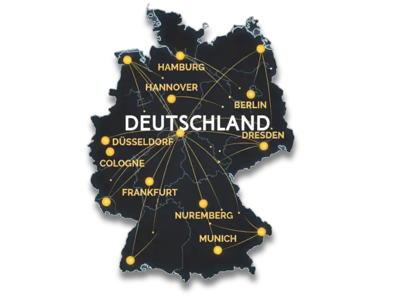 Bundesweit für Sie im Einsatz