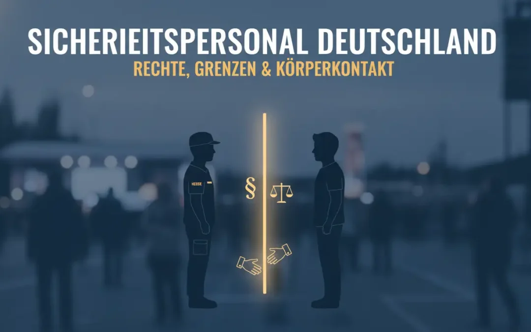 Darf mich Security anfassen? Rechte & Pflichten erklärt.