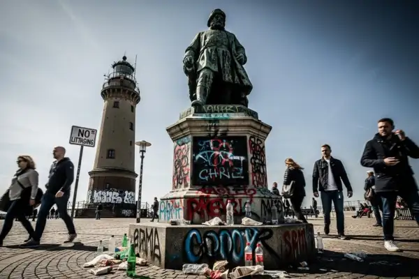 Vandalismus in touristischen Zonen Vandalismus in touristischen Zonen